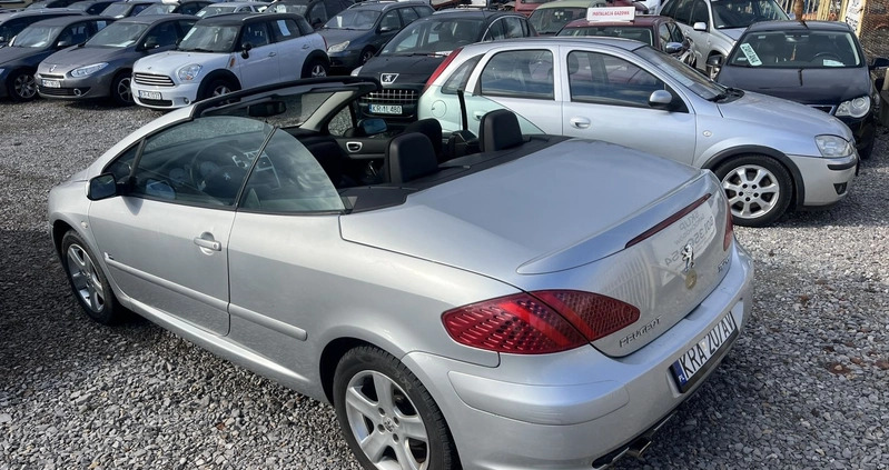 Peugeot 307 CC cena 9800 przebieg: 170000, rok produkcji 2004 z Mikołajki małe 742